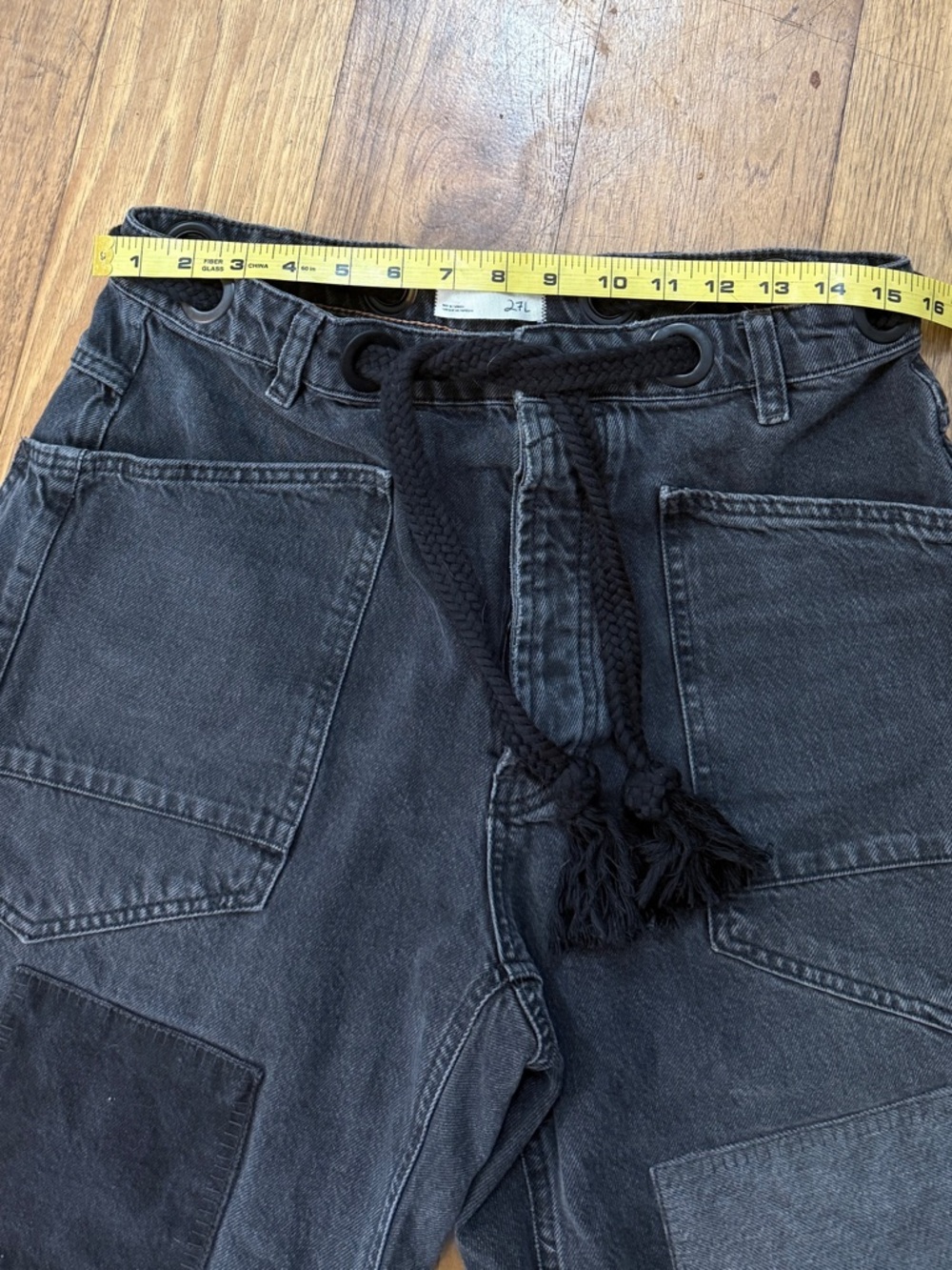 We the Free — Free People Moxie Barrel Black Size 27 L - Picture 5 of 7